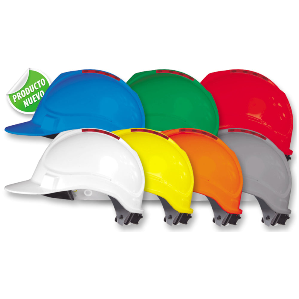 Casco De Seguridad Tipo Industrial Tafilete 6 Apoyos Con Rechat Blanco 11888115 - MARKEMSTORE