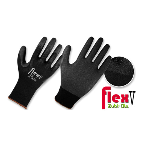 Guantes Naylon Spandex Recubiertos En Nitrilo Flex V T8 11922028 - MARKEMSTORE