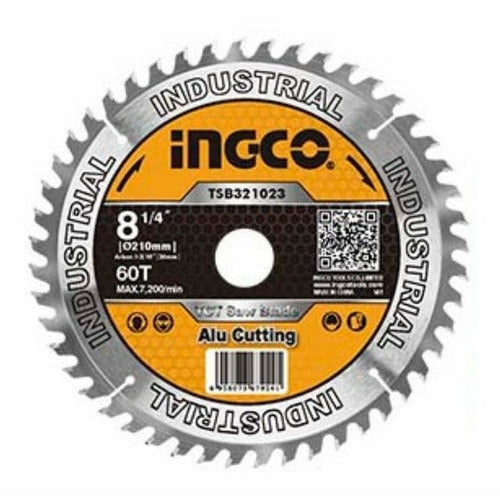 Disco Para Ingleteadora Aluminio 8-1/4  Tsb321023 Ingco - MARKEMSTORE