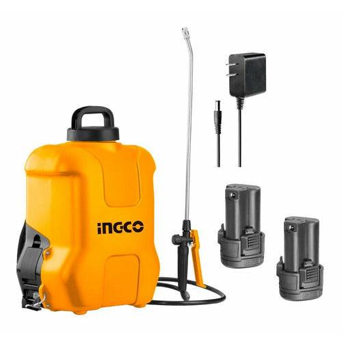 Fumigadora Rociadora Inalambrica 12v 16 Litros Ingco + Accesorios - MARKEMSTORE